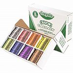 Crayola 8-Colour Regular Crayons Classpack - Retired