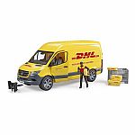 MB Sprinter DHL truck with Driver