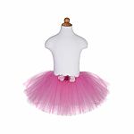 Dark Pink Rose Tutu - Size 12-24 Months