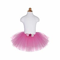 Dark Pink Rose Tutu - Size 12-24 Months  