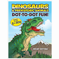 Dinosaurs and Prehistoric Animals Dot-To-Dot Fun!