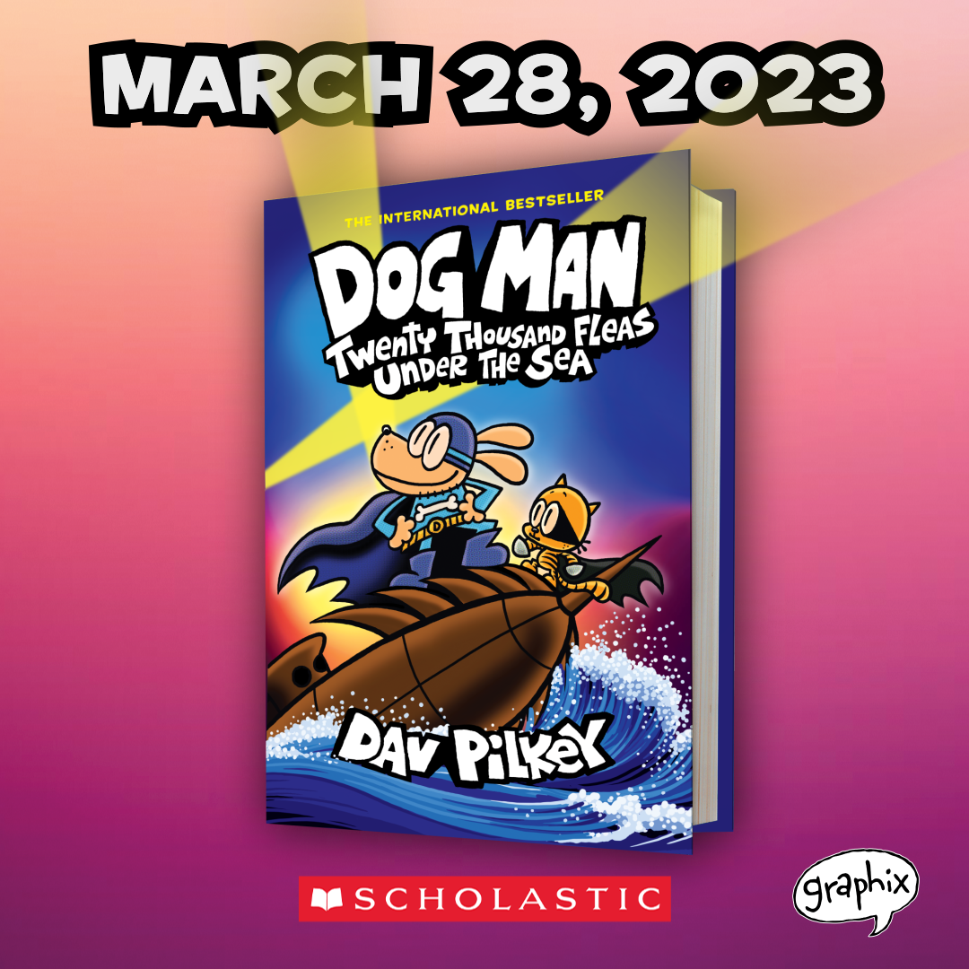 Twenty Thousand Fleas Under the Sea (B&N Exclusive Edition) (Dog Man Series  #11) by Dav Pilkey, Hardcover