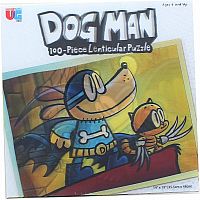 Dog Man Adventures Lenticular Puzzle - University Games  