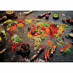 World Map in Spices - ENJOY Puzzles