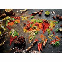 World Map in Spices - ENJOY Puzzles