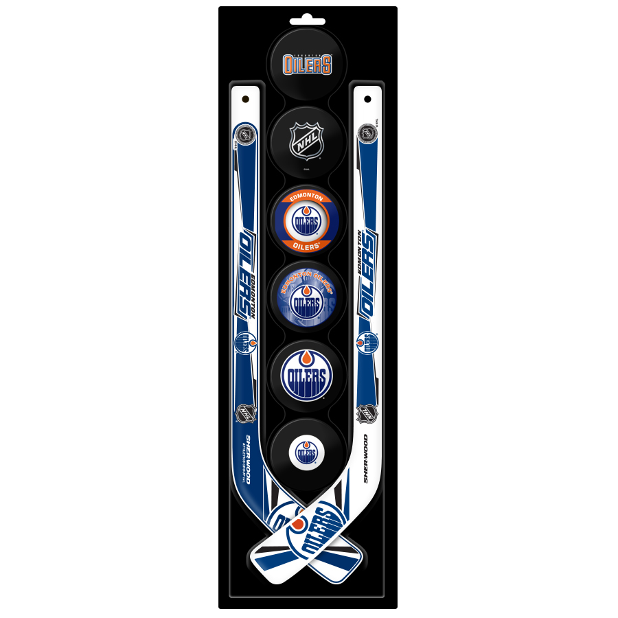 Edmonton Oilers Mini Stick Set Toy Sense