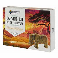 Elephant Soapstone Carving Kit 