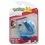 Pokemon Clip 'N' Go Totodile & Dive Ball.  