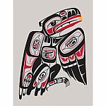 Raven by Paul Windsor Folding Greeting Card
