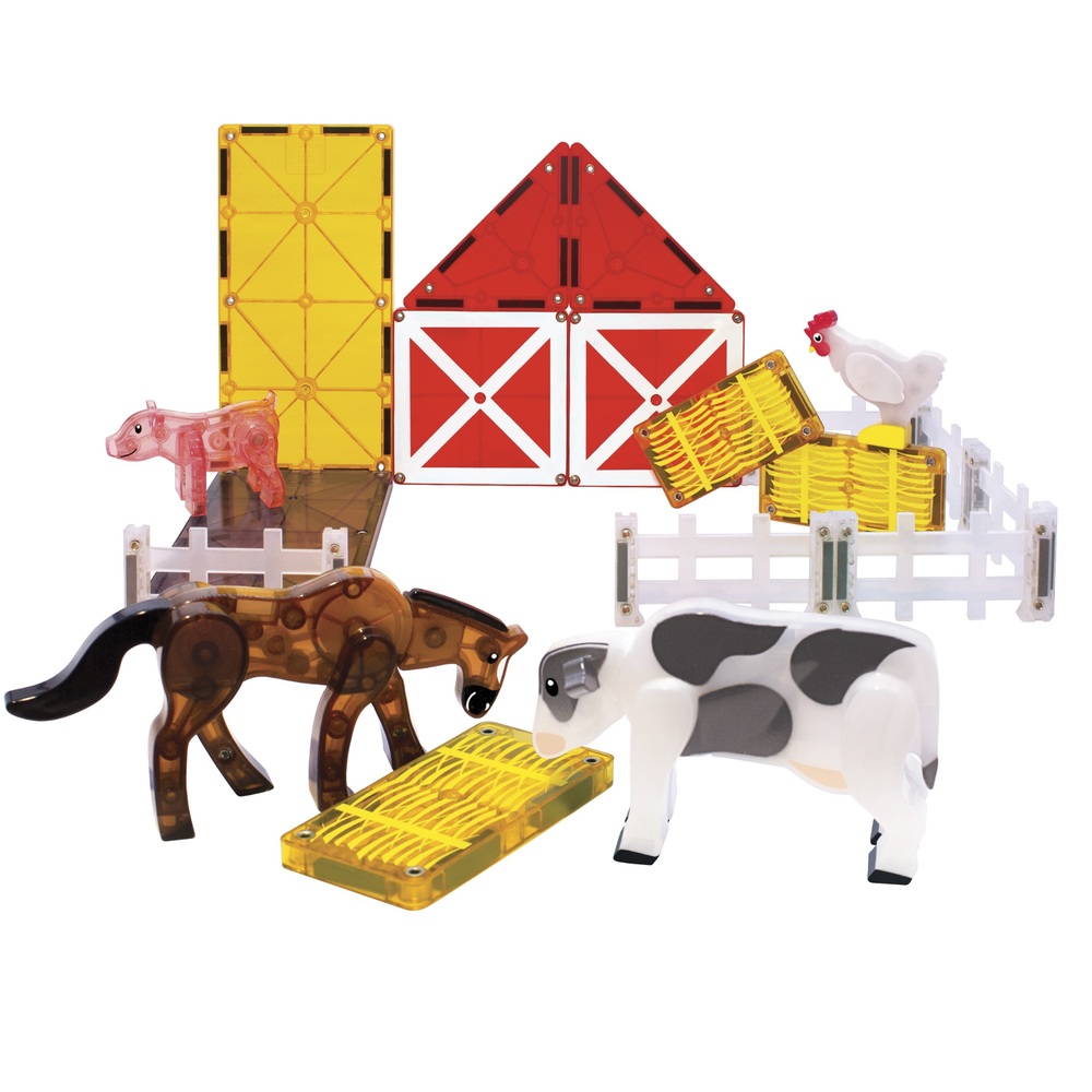 Magna-Tiles Farm Animals - 25 Piece Set - Toy Sense