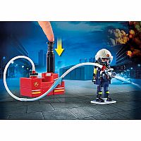 City Action: Firefighters with Water Pump - Retired
