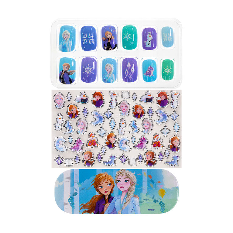 Disney Frozen Princess Elsa Anna Snow White Makeup Nail Stickers Suit  Cartoon Stitch Stickers For Girl Kids Toy Christmas Gift