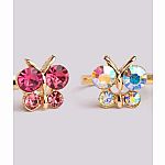 Boutique Butterfly Gem Rings 