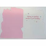Glitter Pony Birthday Card