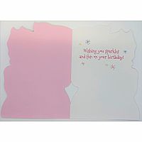 Glitter Pony Birthday Card