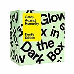 Cards Against Humanity: Family Edition - Glow in the Dark Box.