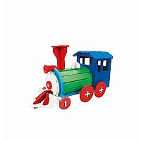 Locomotive - 3D Wooden Puzzle Paint Kit 