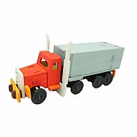 Truck - 3D Wooden Puzzle Paint Kit 