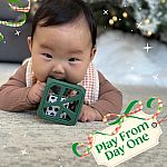 Munch Mitt & Chew Cube Holiday Gift Pack - Green