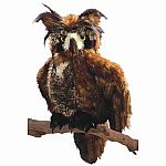 Great Horned Owl Puppet.