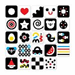 High Contrast Baby Cards - For Ages 0m+ & 3m+.