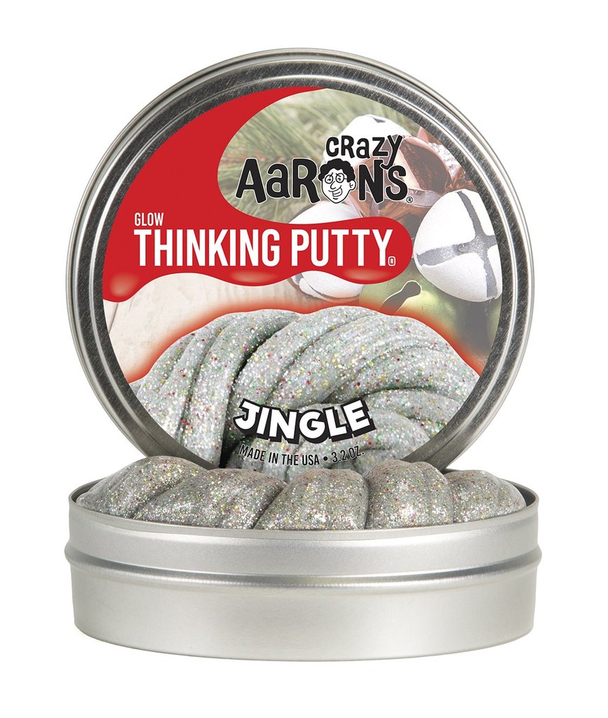 Jingle Glow Holiday Limited Edition Crazy Aaron #39 s Thinking Putty