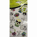 Skull Glow Stickers