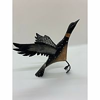 Wood and Metal 3D Loon Ornament