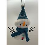 Linen Ornament -  Snowman 
