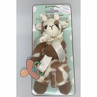 Lil' Patches Giraffe Paci Holder - Bearington Baby Collection 