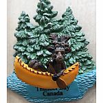Moose Canoe Thunder Bay Magnet