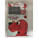 Clifford's Kitten Book and Rubber Stamp Set