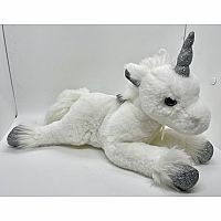 Silver Unicorn Plush 