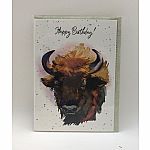 Hopper Studios Greeting Card - Buffalo - Birthday