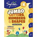 Sylvan Jumbo Letters, Numbers, & Shapes Workbook - Pre K