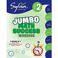 Sylvan Jumbo Math Success Workbook: Grade 2