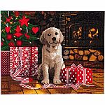 Crystal Art Large Framed Kit - Labrador Puppy