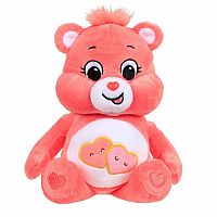 Care Bears Beanie Plush - Love-A-Lot Bear 