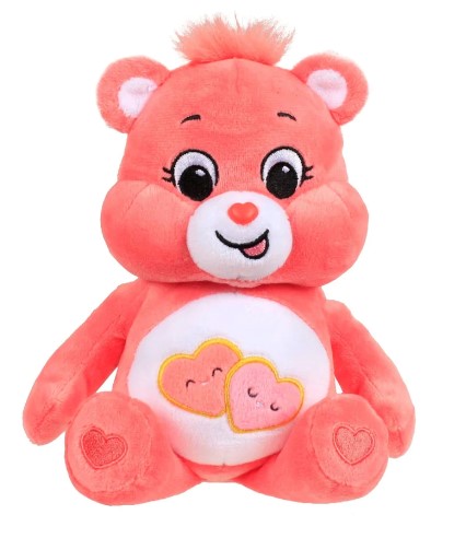 Care Bears Beanie Plush - Love-A-Lot Bear - Toy Sense