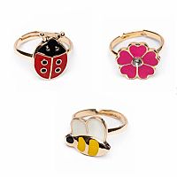 Ladybug Garden Ring Set