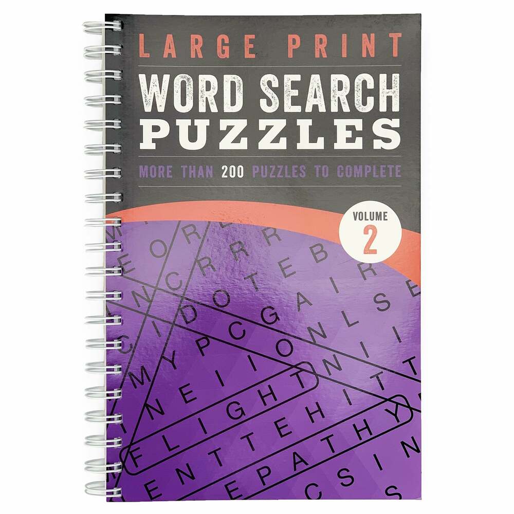 Large Print Word Search Puzzles - Volume 2 - Toy Sense