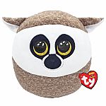 Linus - Brown and White Lemur Squish-A-Boo