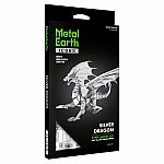 Metal Earth Iconx - Silver Drago