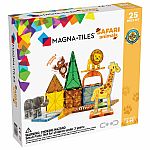 Magna-Tiles Safari Animals - 25 Piece Set.