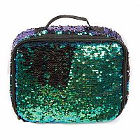 Style.Lab Magic Sequin Lunch Tote - Mermaid and Black