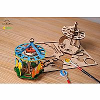 UGears Coloring Model - Merry-Go-Round 