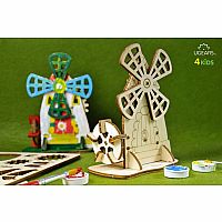 UGears Coloring Model - Mill 