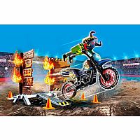 Stunt Show - Motocross with Fiery Wall - Retired