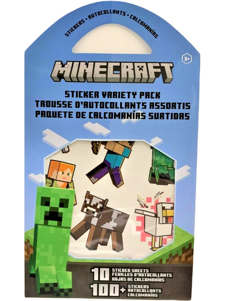 Minecraft Sticker Variety Pack Toy Sense