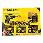 Stanley Jr. 4 Take Apart Trucks & Battery Operated Screwdriver.